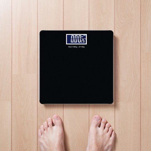 노바리빙 컬러 백라이트 사각 체중계 이미지 4