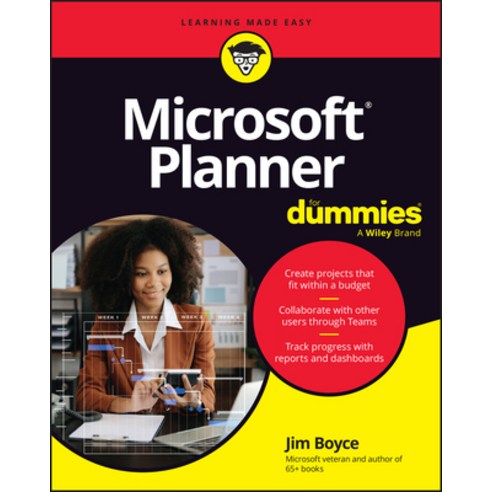 (영문도서)Microsoft Planner for Dummies Paperback, English, 9781394393824
