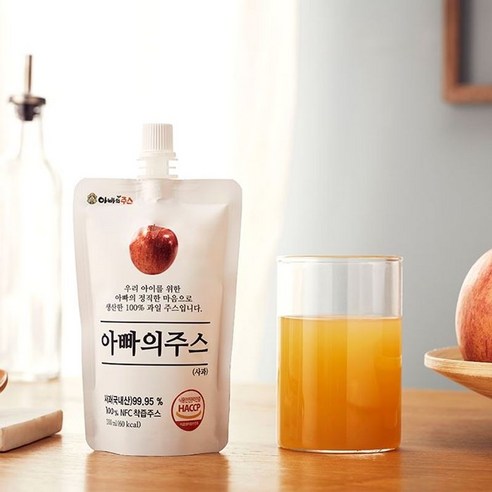 연두팜 아빠의주스 사과즙 100ml 40개입 1박스120701 실사용 후기 | 효과 있을까? - 상품 이미지 2