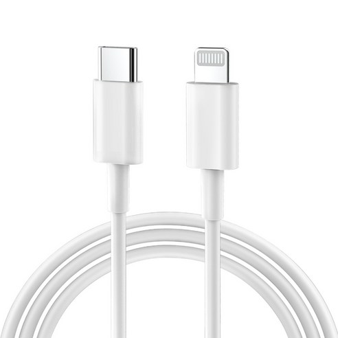 100W 고속충전 C to 라이트닝 20W 고속충전 케이블 아이폰 PD 충전선, 1개, 검정색, 1.5m
