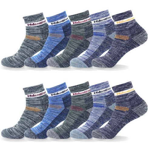 발렌티나 등산양말 중목 이중바닥 쿠션 FREE × 랜덤 발송 × 10개