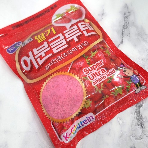 토코 딸기 어분 글루텐 월척 전용 초강력 점성 민물 낚시 떡밥 붕어 잉어 향어, 1개, 300g