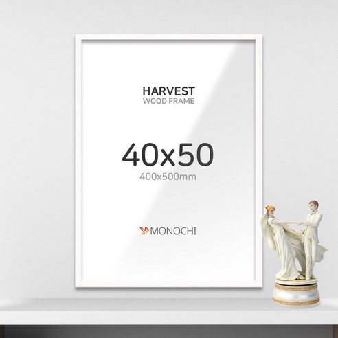 모노치 하베스트 우드 인테리어 액자 40x50, 1개, 오프화이트