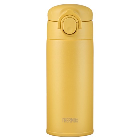 써모스 데일리 원터치 파우더 보틀 JOK-350K, 머스터드옐로, 350ml, 1개