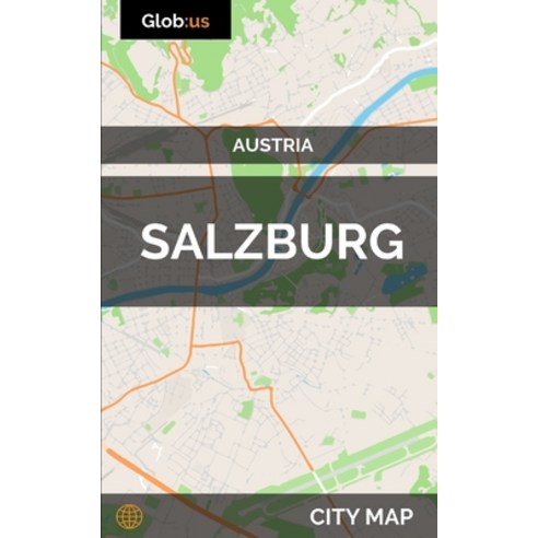 (영문도서)Salzburg Austria - City Map Paperback, English, 9781973526742, Independently Published
