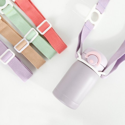 웜쿨러 원터치 보온 보냉 텀블러(스티커+스트랩세트) 이미지 3