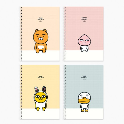아이콘스 카카오프렌즈 스프링 연습장, 라이언, 1개입