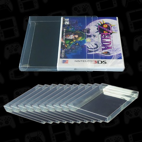 닌텐도 3DS 게임타이틀 스크레치 방지 커버 보호 케이스, 10개, 투명, 프로텍터
