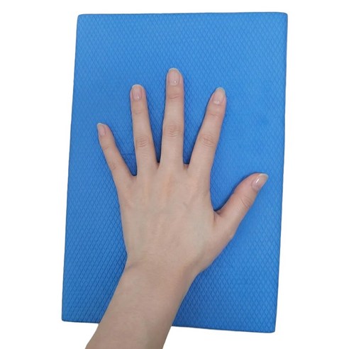 KM SPORTS 두꺼운 운동매트 최대 6CM 헬스 요가 밸런스패드 다양한 컬러, 블루, 1개