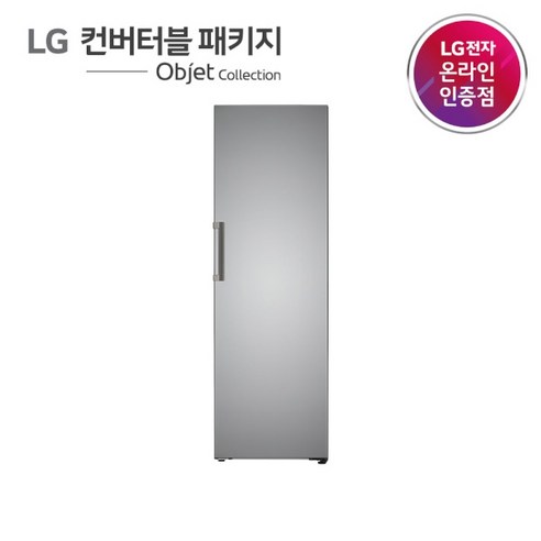 [색상선택형] LG전자 오브제컬렉션 컨버터블 냉장고 384L 방문설치, 스테인레스 실버 (X321SS3S), X321AA3S