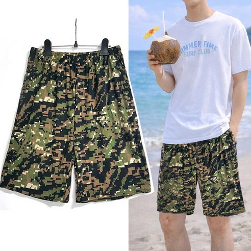 남자 5부 밀리터리 까실이 편한 아이스 바지 SM003 일바지 군바지