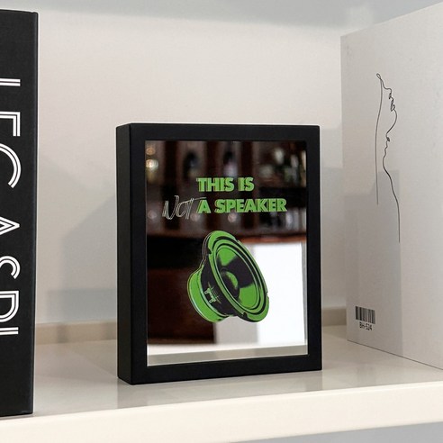 모던 스틸 인테리어 장식 블루투스 액자 스피커