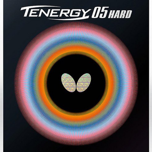 버터플라이 테너지05 하드 HARD 탁구러버, 적색, 1개