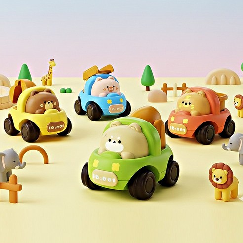 토요요 유아 캐릭터 관성 미니 트럭 장난감 세트 자동차 역할놀이 선물 추... 솔직 후기 | 실사용자 리뷰 분석 - 상품 이미지 3