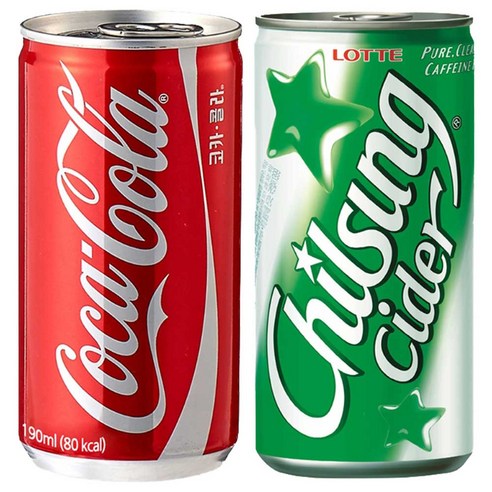 코카콜라 190ml 30입 + 칠성사이다190ml 30입