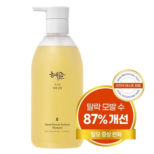 [헤슬] 우리콩 타래 샴푸, 1개, 500ml