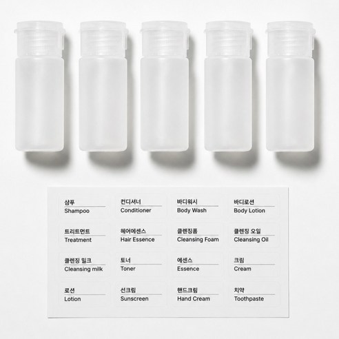 데이로움 원터치 똑딱 용기 30ml, 5개