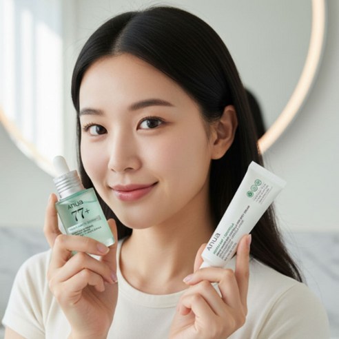 아누아 어성초 77 트러블 세럼 스팟크림 세트 (크림30ml + 세럼30... 솔직 후기 | 피부 타입별 분석 - 상품 이미지 2