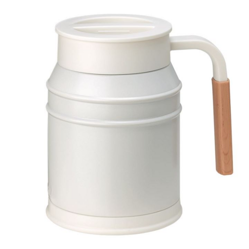 모슈 레트로 머그 텀블러 DMMC400IV, 1개, 400ml, 밀키 화이트