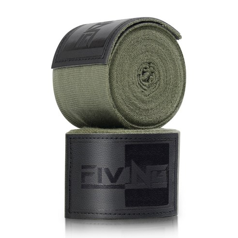 FIVING 복싱 핸드랩 권투 밴디지 450cm손목붕대, 1세트, 그린