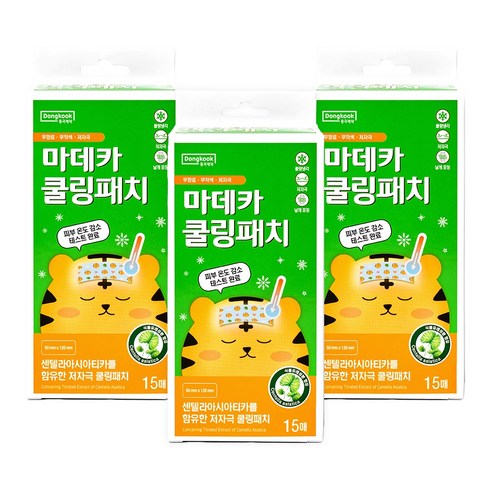 동국제약 마데카 쿨링패치, 15개입, 3개