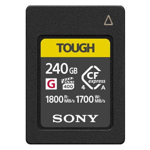소니 CF카드 CEA-G240T CEA-G480T Type A 메모리 G시리즈 터프 CFexpress 4, 1개, 240GB