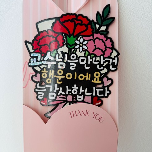 카네이션 스승의날 스승의날 선물토퍼, 1개, 교수님