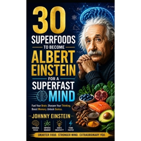 (영문도서)30 Superfoods to become Albert Einstein for a Superfast Mind Paperback, Independently Published, English, 9798195634308
