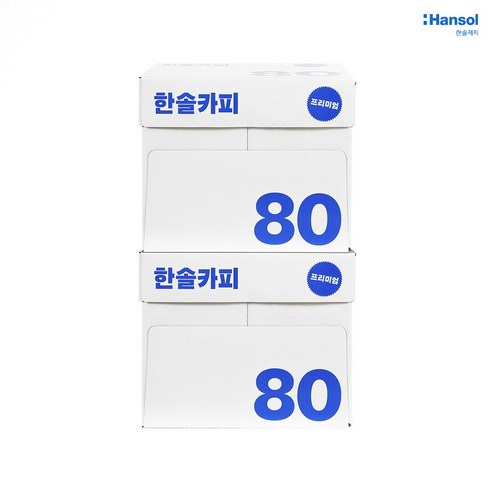한솔카피 복사용지 80g, A4, 5000매