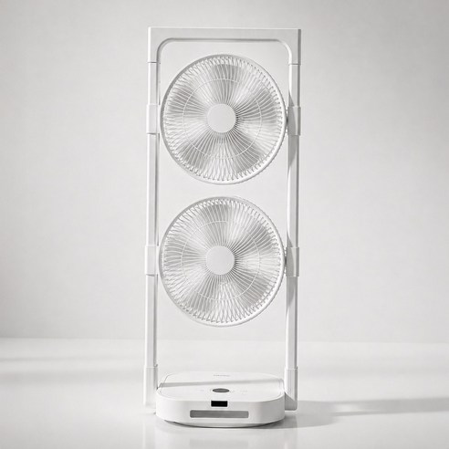 한일 무선 BLDC 무소음 가정용 리모컨 폴딩팬 듀얼헤드 선풍기, duoair