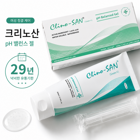 [ 유통기한 29년 02월 ] NEW 크리노산 병원납품용 크리노산그린브이 크리노산여성청결제, 1개, 200ml