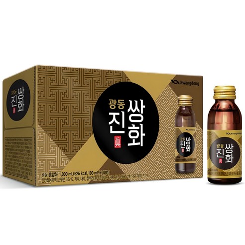 광동제약 진쌍화 100ml, 10개 실사용 후기 | 효과 있을까? - 상품 이미지 1