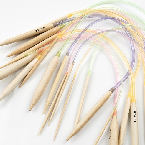 (A70) 나무 둘레바늘 (40cm), (A70-4) 4.0mm, 1개
