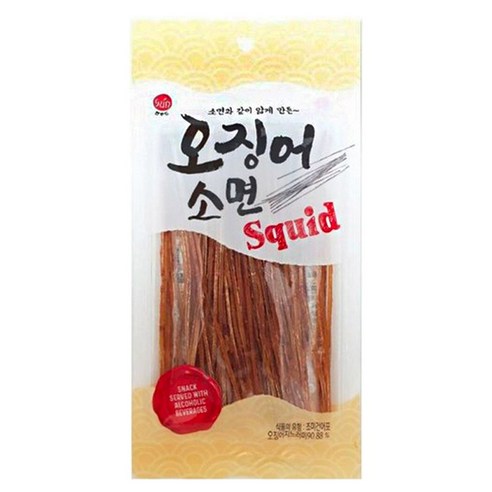 썬푸드 오징어 소면, 28g, 20개