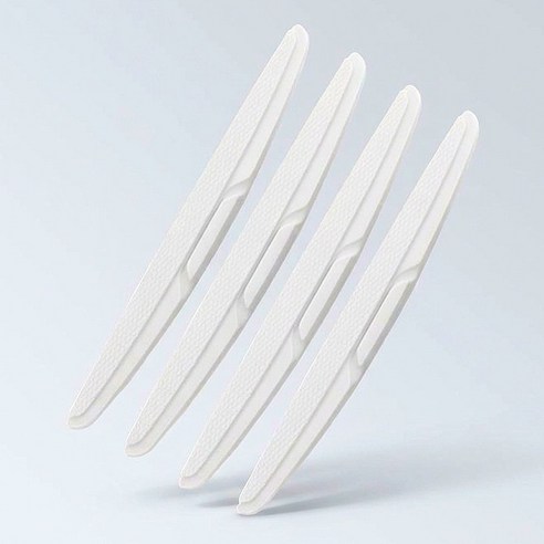 자동차 실리콘 문콕방지 도어가드 (4p), 1세트, 화이트