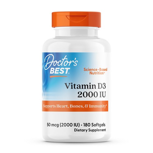 닥터스베스트 비타민 D3 2000IU 베지 소프트젤 180정, 1개 솔직 후기 | 실제 사용자 리뷰 총정리 - 상품 이미지 1