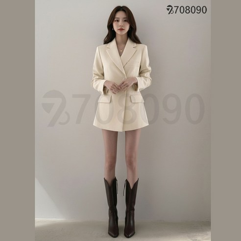 708090 가을 겨울 여성 트랜드 고급스러움 정장 자켓 슬림핏 캐주얼 재킷