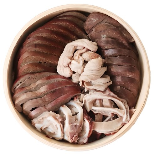 국내산 순대내장 모둠 1KG 오소리감투 간 허파 염통 울대 소창