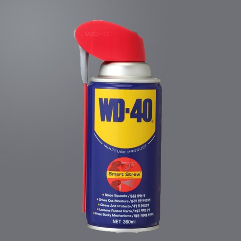 BEX WD-40 SS 스마트 스트로우 타입 360ML 녹방지 윤활 방청제 습기제거 기계윤활 잡음제거 기름때제거 녹제거 금속보호 벡스, 5개