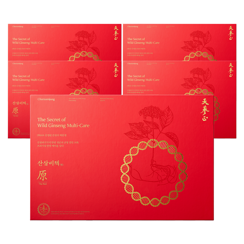 고농축 산삼진액 천삼정 산삼비책원 더 레드, 5박스, 600ml