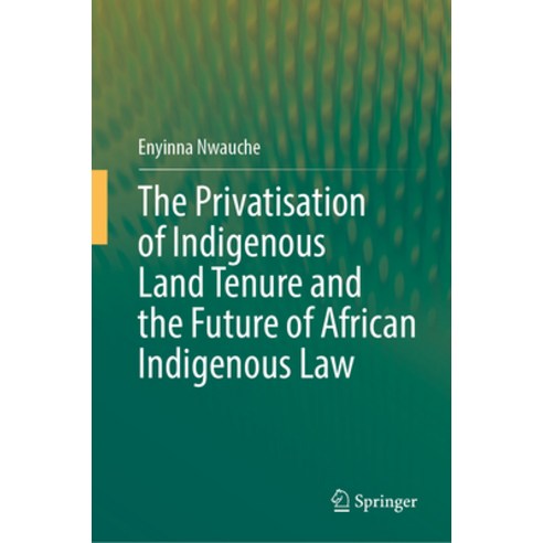 (영문도서)The Privatisation of Indigenous Land Tenure and the Future of African Indigenous... Hardcover, Springer, English, 9783032148803