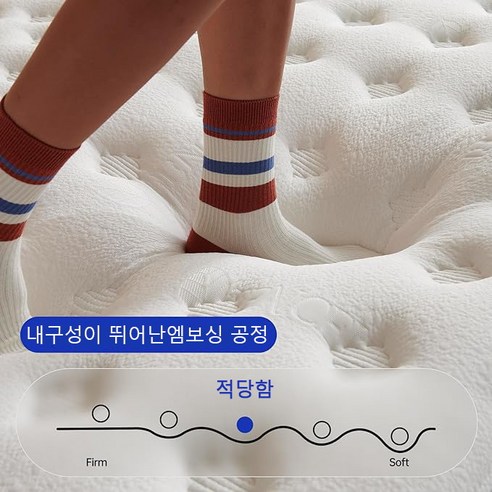 FANOBO 포켓스프링 토퍼매트리스, 꿀잠을 위한 현명한 선택!