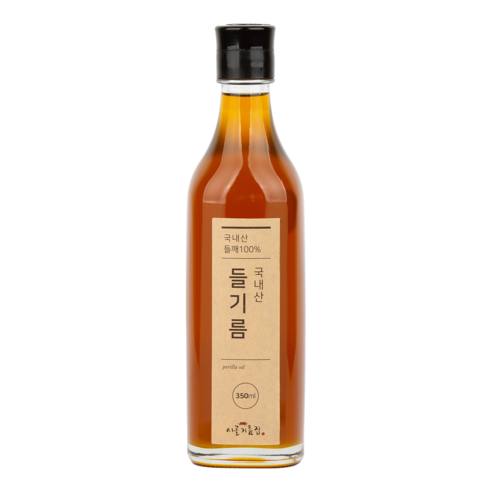 시골기름집 국내산 들기름, 350ml, 1개