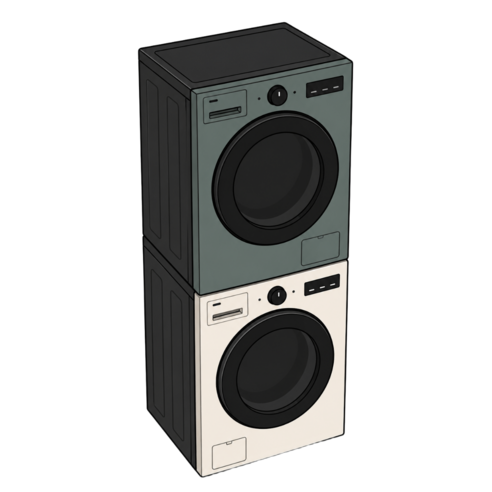 LG 트롬 오브제컬렉션 KX4ENE-2GS 세탁기24kg + 건조기22kg + 스태킹키트 기사님설치 폐가전무상수거, 네이처 베이지 + 네이처 그린