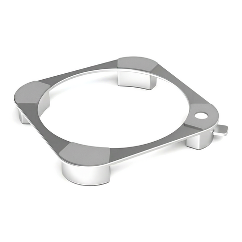BuddhiGear Mac Mini 확장 베이스 받침대 M4 M2 M1 호환 통풍 방열 높이조절 받침대 USB-C 멀티허브 스탠드, 1개, 실버
