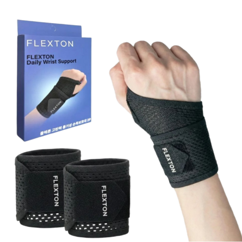 플렉튼 고탄력 통기성 손목보호대 2P 솔직 후기 | 실사용자 리뷰 분석 - 대표 이미지
