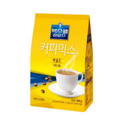동서 맥스웰하우스 마일드 커피믹스 자판기용, 800g, 1개입, 10개