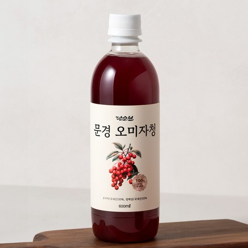 물 한방울 안들어간 담소원 진짜 문경 오미자 청 원액 국산 100%, 700g, 1개, 1개입