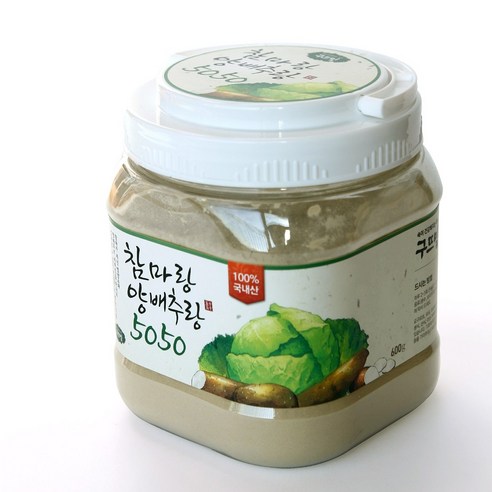 구뜨밀 마가루 양배추분말 참마랑 양배추랑 5050 600g, 2개 맛있게 먹은 솔직 후기 - 상품 이미지 4