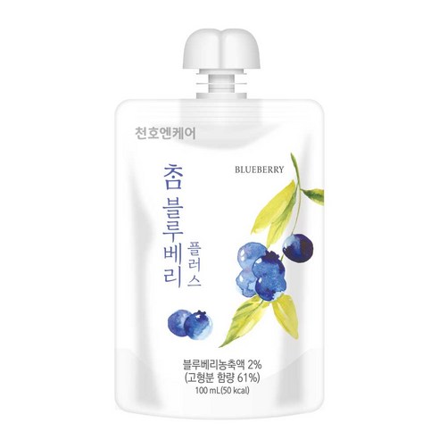 천호엔케어 참블루베리플러스 건강주스, 1팩, 100ml